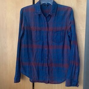 Joe’s Jeans Women’s Plaid Flannel Shirt M